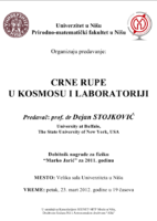 Prof. Dr. Dejan Stojković received prize “Marko Jarić”