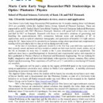 Two PhD positions in Photonics at the University of Kent kent